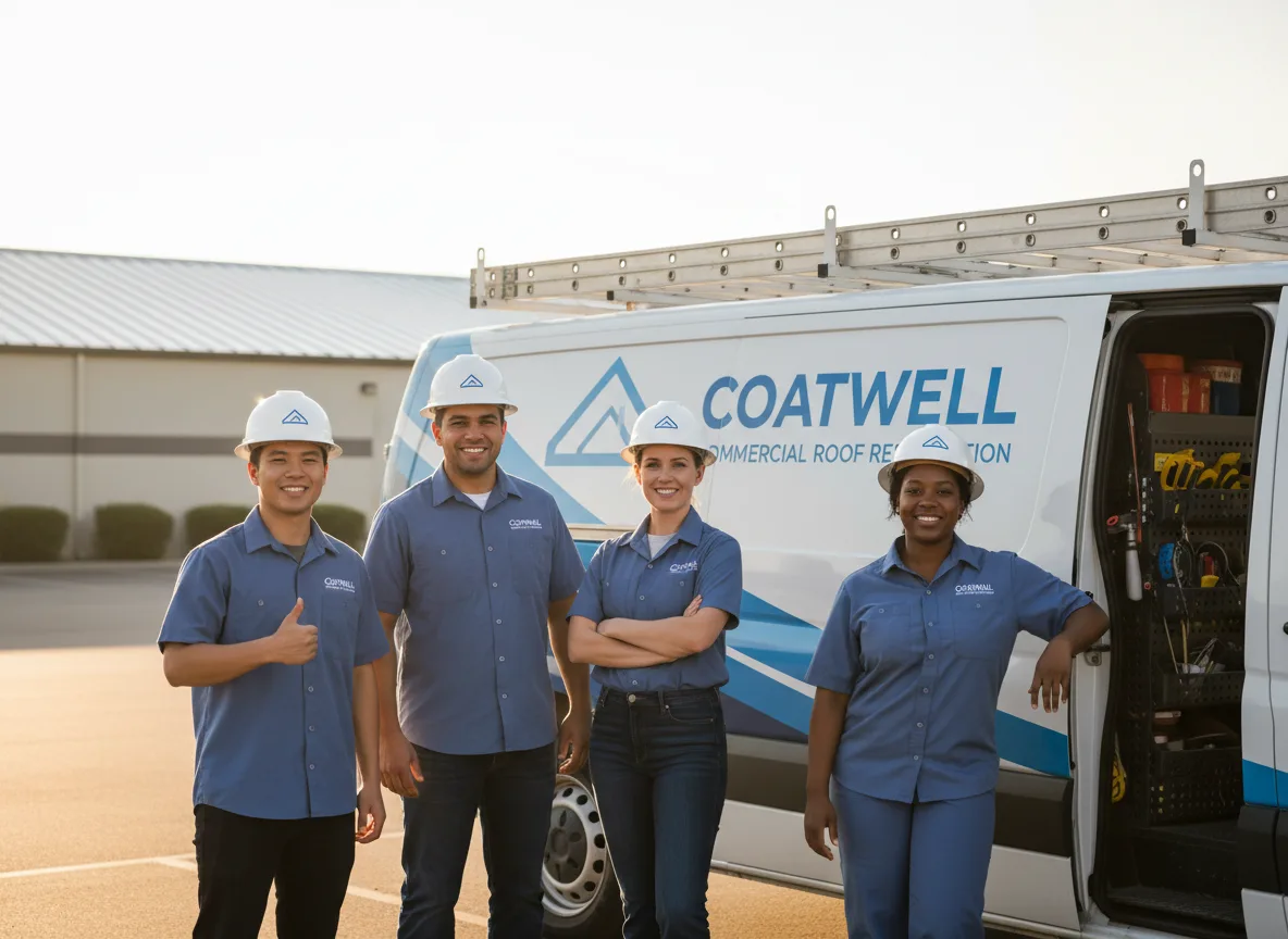 Commercial roof coating company in Todd, PA